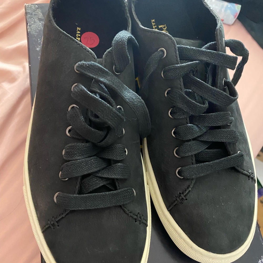 Men’s Black Polo Sneakers